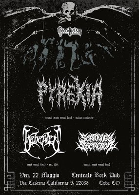 Pyrexia + Beheaded + Scatology Secretion flyer