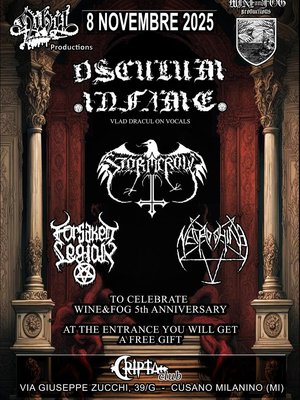 Osculum Infame + Stormcrow flyer