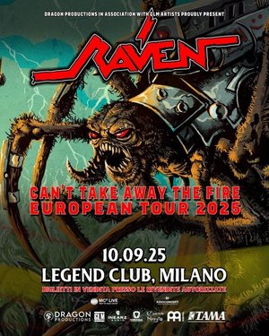 Raven - Tour 2025 flyer
