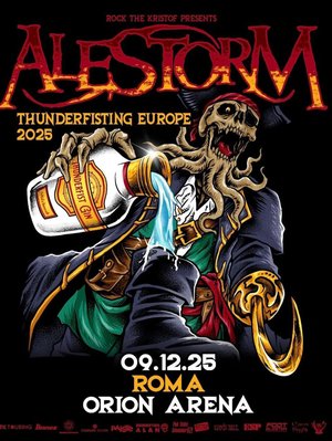 Alestorm - Thunderfisting Europe 2025 flyer