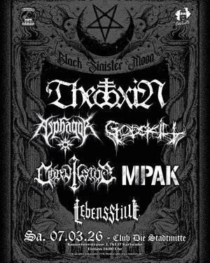 Black Sinister Moon Flyer