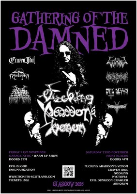 Gathering of the Damned flyer